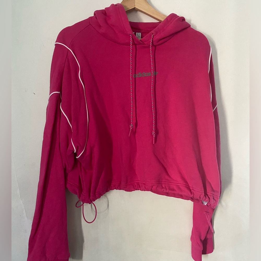 Adidas crop hoodie